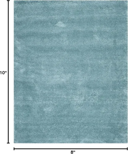 Miniatura 235 de SAFAVIEH Accent Rug 2'x3' - Milan Shag Collection - Modern Design, Dark Beige, Ultra Plush Thick Pile, Ideal for Bedroom, Nursery, Living Room