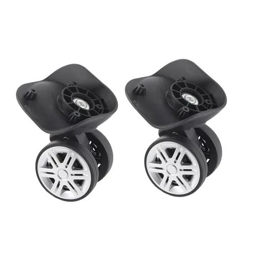 Miniatura 6 de RiToEasysports Ruedas de equipaje de doble fila de repuesto para piezas de maleta (1 par)