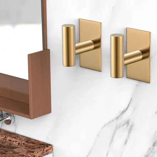 Miniatura 4 de VAEHOLD - Ganchos adhesivos de pared para toallas, resistentes, impermeables, para colgar abrigos, ropa, gancho de pared para armario en la cocina
