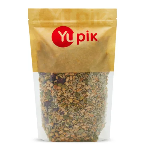 Yupik Mezcla de cobertura para ensalada, 2.2 libras (35.2 onzas), Kosher, vegana, mezcla de semillas de calabaza, semillas de girasol, frijoles de