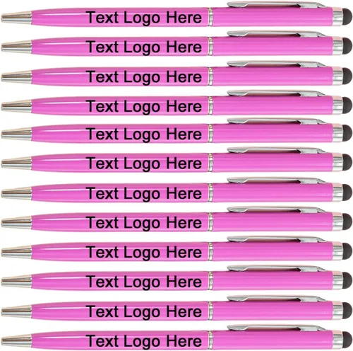 Miniatura 16 de Bolígrafos personalizados con nombre, icono, logotipo, texto, bolígrafo personalizado con lápiz capacitivo para iglesia de negocios, 100