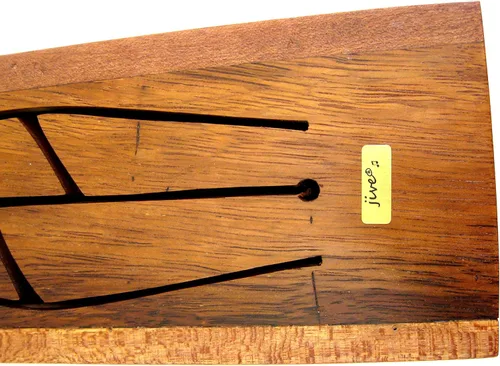 Miniatura 7 de Tambor de lengua – Tambor de madera de 4 notas hecho a mano en caoba con mazas Instrumento de percusión calmante para meditación, yoga