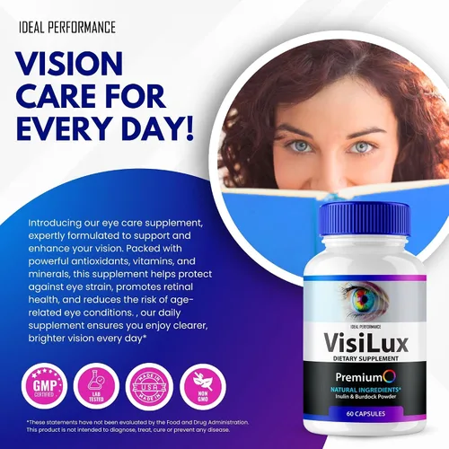 Miniatura 5 de Visilux - Cápsulas de suplementos para la salud ocular, pastillas de vitaminas Visilux, máxima fuerza, multivitamínico ocular natural Visilux