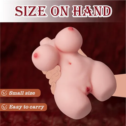 Miniatura 3 de Mini muñeca sexual BBW de 2.1 libras para masturbación masculina, torso de muñeca de amor pequeña para hombre, muñecas sexuales para adultos