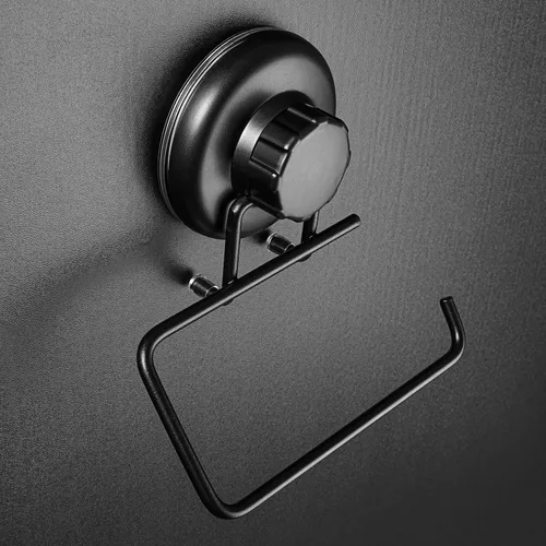 Miniatura 3 de HASKO accessories - Potente soporte de papel higiénico con ventosa al vacío - Soporte de pared sin taladrar dispensador de rollos de papel de papel