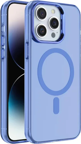 Miniatura 39 de S. Tedazo Funda magnética para iPhone 7/8 Plus (5.5 pulgadas) compatible con MagSafe, [no amarillenta] delgada, a prueba de golpes, funda para Negro