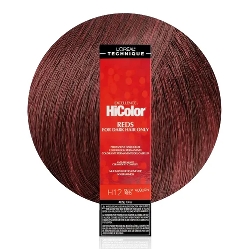 Miniatura 8 de L'Oréal Technique HiColor Reds Permanent Hair Color - Lifts Dark Hair in One Step, No Brassiness, Rich, Smooth Creme Formula, Intense, Long-Lasting