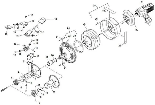 Miniatura 5 de Ridgid 35473 K-45 Máquina de fregadero