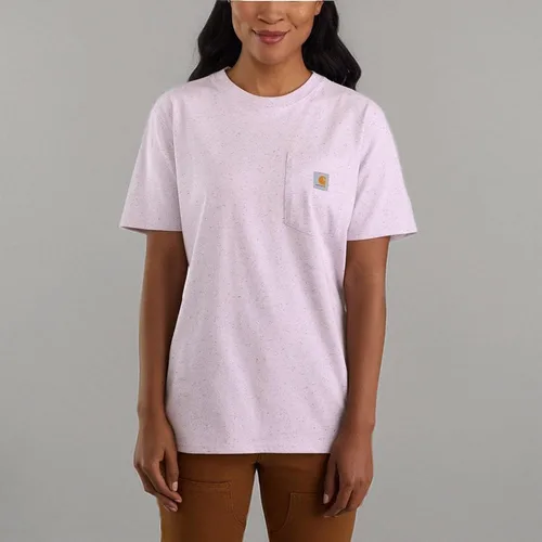 Miniatura 2 de Carhartt Camiseta de manga corta pesada con bolsillo de ajuste holgado para mujer