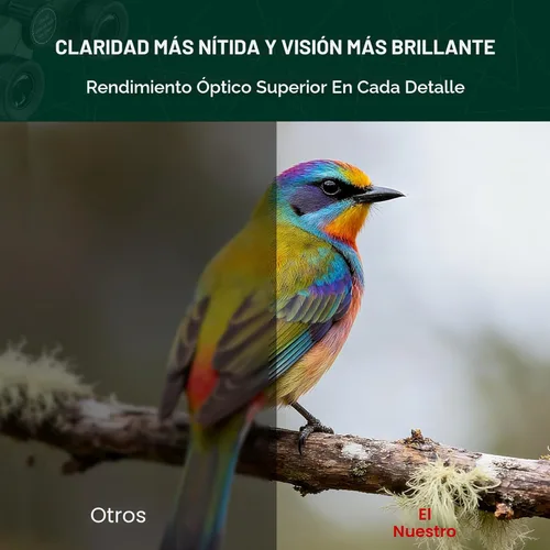 Miniatura 3 de Binoculares compactos UHD de 25 x 32 para adultos de alta potencia, binoculares de visión grande con visión clara de poca luz, binoculares