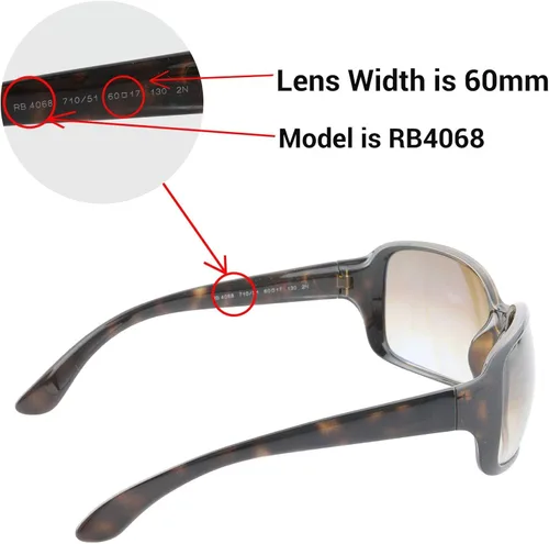 Miniatura 5 de Walleva Lentes de repuesto para lentes de sol Ray-Ban RB4068 de 2362in múltiples opciones disponibles