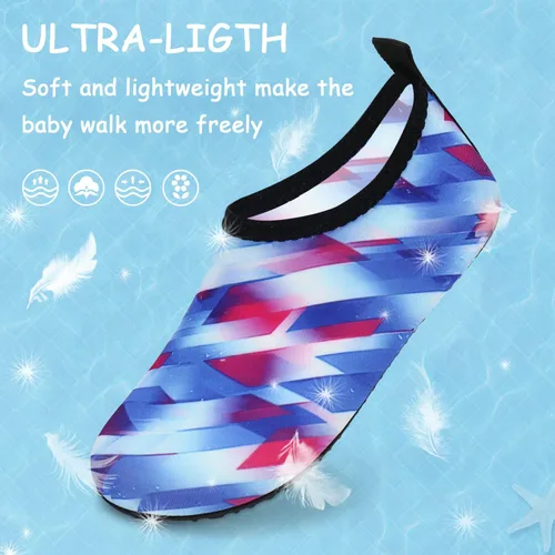Miniatura 3 de ANLUKE Zapatos de agua para niños y niñas calcetines acuáticos de secado rápido para la playa natación deportes al aire libre para niños pequeños
