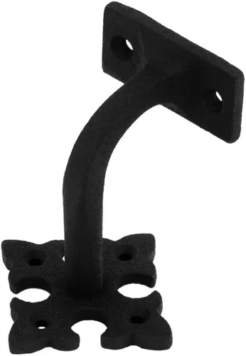 Miniatura 13 de Renovators Supply Manufacturing Par de soportes flotantes para estantes de 7 pulgadas x 8-3/4 pulgadas, soportes victorianos de aluminio negro