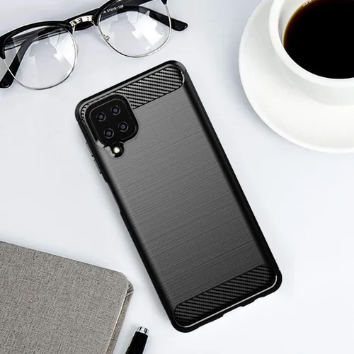 Miniatura 7 de Osophter Funda para Galaxy A22 4G con protector de pantalla de absorción de golpes Flexible TPU Rubber Protective Cell Phone Cover para Samsung
