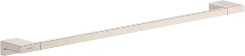 hansgrohe AddStoris 41747820 - Toallero moderno, 24 pulgadas en níquel cepillado, 41747820 cepillado níquel