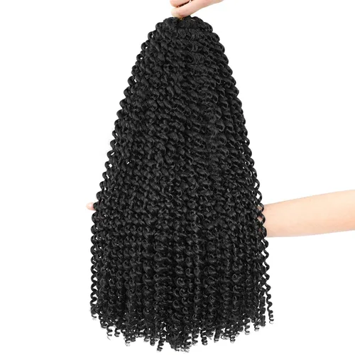 Miniatura 11 de Cabello Passion Twist de 24 pulgadas, 8 paquetes de cabello Passion Twist de ganchillo para mujeres, cabello trenzado Passion Twists largo bohemio