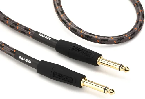 Miniatura 8 de Roland Gold Series Cable de instrumento, conector angulado/en ángulo de 1/4 pulgadas, 1 pie