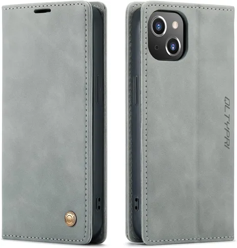 Miniatura 73 de QLTYPRI Para iPhone Air Case Wallet Con Tarjetero, Vintage PU Cuero Kickstand Cierre Magnético A Prueba De Golpes Folio Libro Funda Para IPhone 17