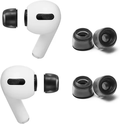 Miniatura 11 de AZLA Cristal para Airpods Pro de 1ª y 2ª generación (2 pares, S) – Reemplazo de puntas de oreja de Airpod Pro – Puntas para Airpod Pro con silicona