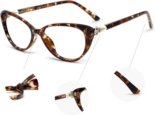Miniatura 6 de MARE AZZURO Gafas de lectura progresivas multifocales con bloqueo de luz azul para mujer Cateye
