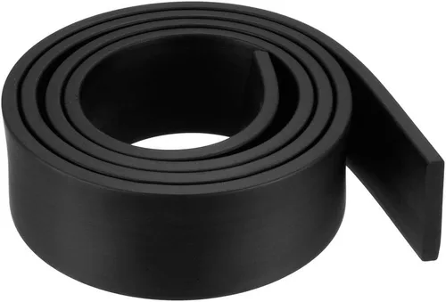 Miniatura 9 de uxcell Tira de sello de goma rectangular maciza, 0.197 in de ancho, 0.118 in de grosor, 3.3 ft de largo, color negro