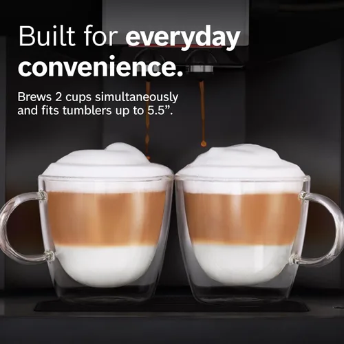 Miniatura 9 de Bosch 500 Series Máquina espresso y de café completamente automática – Panel de control táctil, manguera de leche, molinillo de cerámica, utiliza