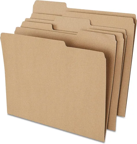 Miniatura 10 de Staples Carpetas de archivos, tamaño carta, pestañas superiores de corte 1/3, azul, papel duradero de 10.5 puntos, paquete de 100