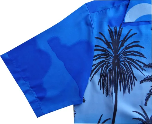 Miniatura 4 de ALVISH Hawaiian Shirts for Men Tropical Palm Casual Button Down Short Sleeve