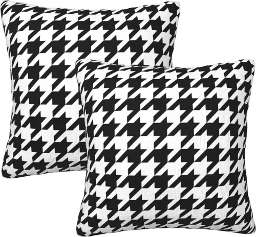 Miniatura 18 de Fiokroo Juego de 2 fundas de almohada cuadradas para sofá, dormitorio, sala de estar, automóvil, 16 x 16 pulgadas