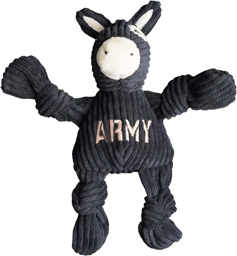 HuggleHounds Knottie Juguete de Peluche para Perros - Juguete de Peluche para Perros, Juguetes para Cachorros, Juguete Chirriante para Perros