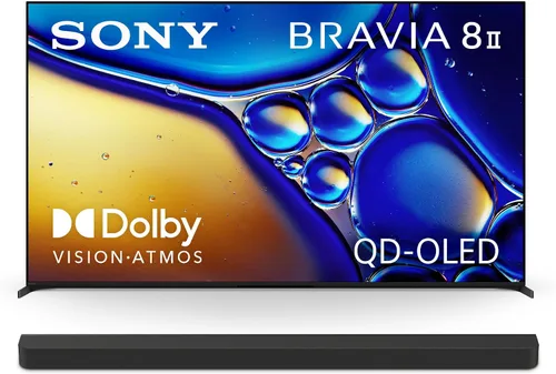 Miniatura 11 de Sony BRAVIA 8 II 55 pulgadas 4K QD OLED Smart TV (K-55XR80M2) y BRAVIA Theater Bar 8 11 altavoces Barra de sonido (HT-A8000) Bundle