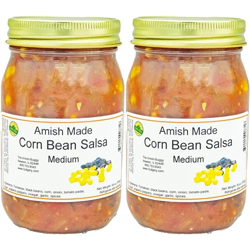 Miniatura 19 de Arndts Fudgery Amish Made Salsa Tarros de 2-16 onzas (manzana mediana)