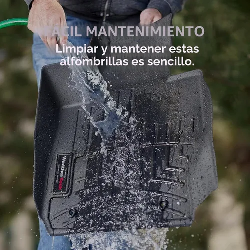 Miniatura 7 de Weathertech Revestimientos de suelo personalizados para Ford F-150 Raptor, F-150, F-150 Lightning, 1ª y 2ª fila (44697-1-6), negro