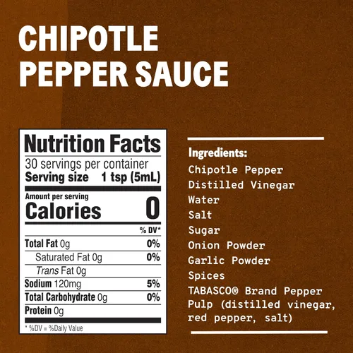 Miniatura 2 de TABASCO® Brand Chipotle - Salsa de pimienta, 5 onzas (paquete de 12)