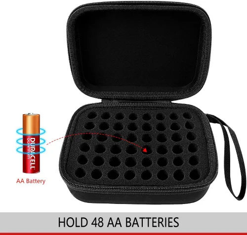 Miniatura 5 de COMECASE - Caja de almacenamiento para batería dura, con estuche de transporte