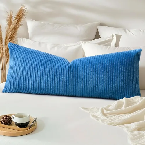 Miniatura 392 de Artscope Fundas de Almohada de Pana a Rayas Acogedoras Súper Suaves Decorativas Cuadradas Fundas de Cojín para Sofá Sillón Dormitorio Decoración