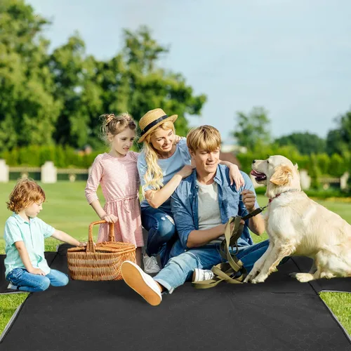 Miniatura 7 de Mancro Funda de asiento de automóvil para perro para asiento trasero, 2026 mejorada 600D, resistente, impermeable y resistente a los arañazos, Negro
