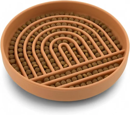 Miniatura 22 de Should We Go? Comedero lento para perros y cachorros, cuenco de silicona para comer lentamente, diseño moderno de alfombrilla para lamer, reduce