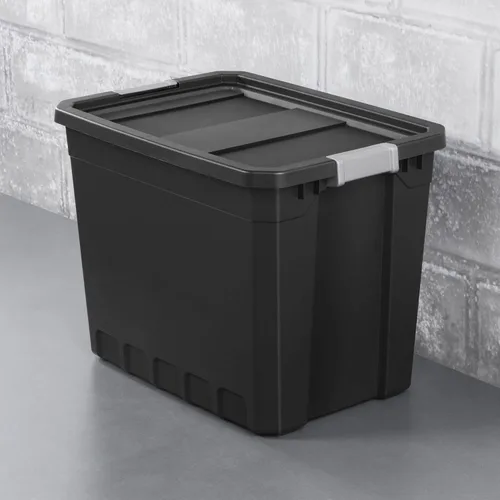 Miniatura 5 de Sterilite Apilador de contenedores NEGRO 27GA 14889004