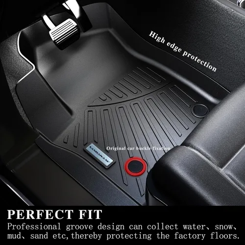 Miniatura 3 de Revestimientos de suelo para Acura ADX y Honda HR-V 2023-2026 TPE 2023-2026 TPE protección para todo tipo de clima, tapetes de primera y 2ª fila