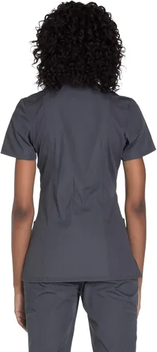 Miniatura 2 de Cherokee Women's Workwear Originals Mock Wrap Scrubs Shirt