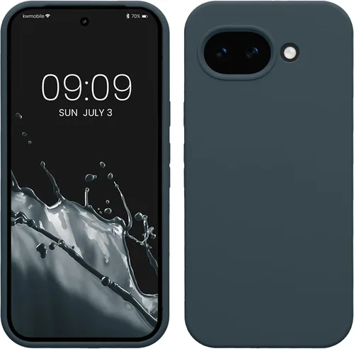 Miniatura 137 de kwmobile Funda Compatible con Google Pixel 6 Pro - Funda de teléfono de silicona TPU con acabado suave - Azul Arrecife