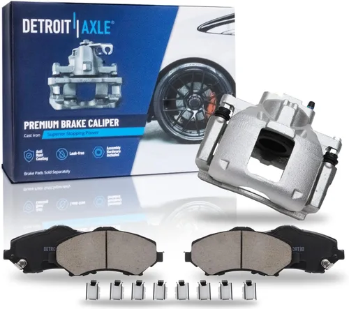 Miniatura 133 de Detroit Axle - Pinza de disco del lado del acompañante + pastillas de freno de cerámica de repuesto para Lexus HS250H Toyota RAV4 Prius V Scion xB