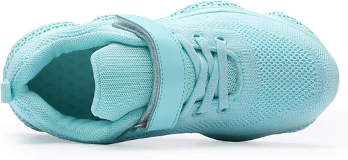 Miniatura 6 de Hetios Zapatos para Niñas Ligeros Atléticos para Correr Transpirables de Punto Zapatos Deportivos para Escuela (BebéNiña PequeñaNiña Grande)