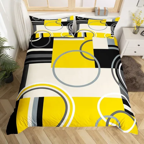 Miniatura 26 de Erosebridal Bohemian Duvet Cover Twin Country Southwestern Comforter Cover for Kids Teens Boho Aztec Arrows Diamond Bedding Set Black Gray Geometric