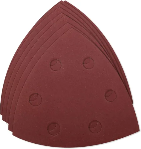 Miniatura 24 de Utoolmart Papel de lija para detalles, papel de lija triangular, almohadillas de lijado de gancho y bucle, multiherramienta oscilante triangular, 15