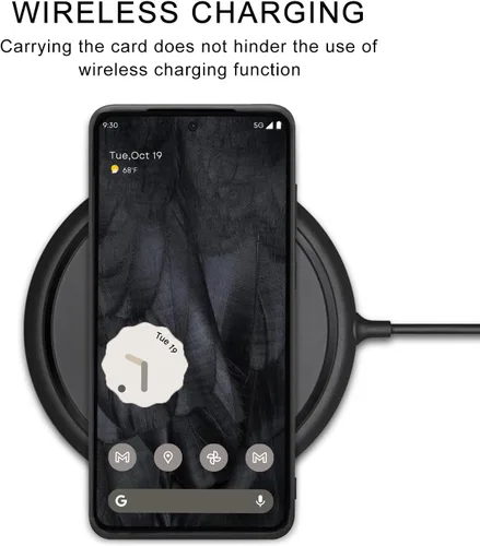 Miniatura 6 de Kowauri Funda para Google Pixel 8 Pro, Funda de piel sintética con ranura para tarjeta de crédito Funda protectora ultra delgada para Google Pixel 8
