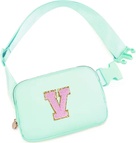 Miniatura 111 de Bolsa de cinturón para niñas y mujeres, bolsas cruzadas, riñonera, riñonera personalizada, Negro, Small