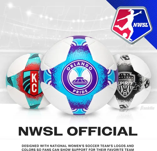 Miniatura 6 de Franklin Sports - Pelotas de fútbol del equipo NWSL - Pelotas de fútbol para niños + adultos - Pelotas de fútbol para niños + niñas - Pelota