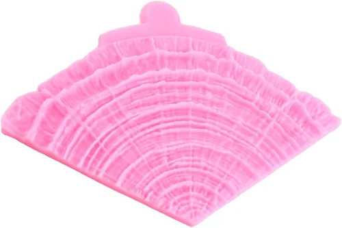 Miniatura 5 de Moldes de silicona para corteza de árbol de grano de madera, textura de corteza de árbol, molde de fondant para decoración de tartas, decoración